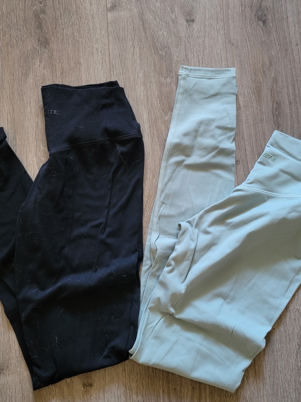 Alphalete Alphalux Leggings Bundle - Black And Mint
